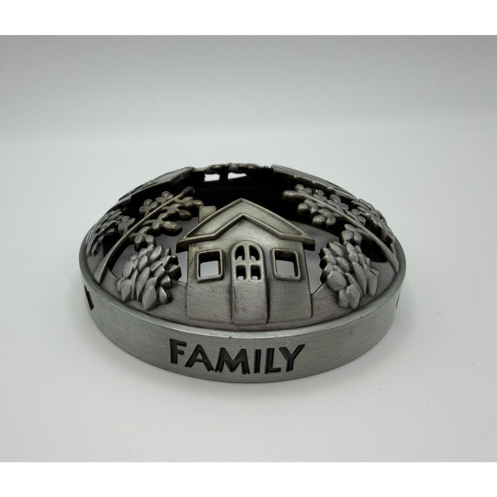 Yankee Candle Illuma Lid Topper "Home Sweet Home" Candle Jar Topper